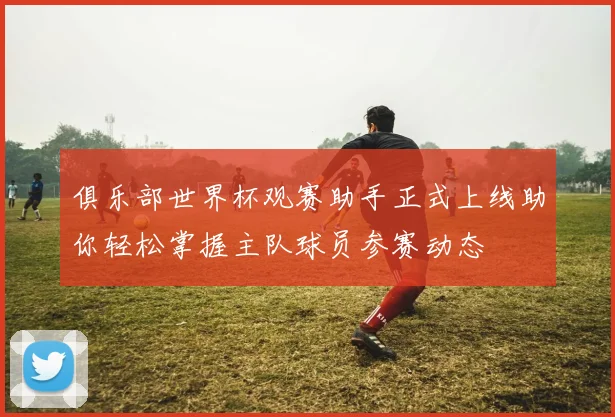 俱乐部世界杯观赛助手正式上线助你轻松掌握主队球员参赛动态